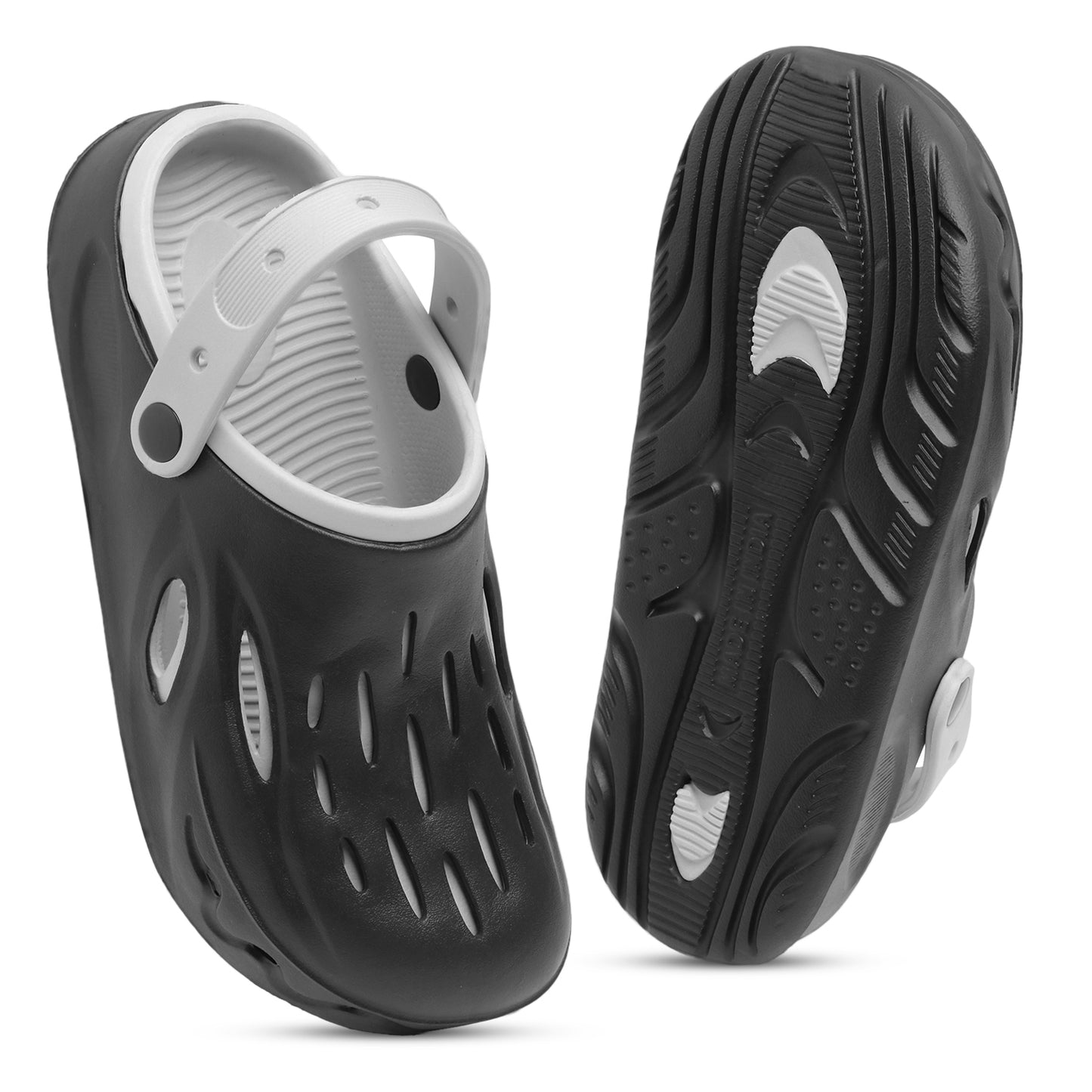 Unisex Comfort Clogs – Black | Lightweight, Anti-Slip & Water-Friendly