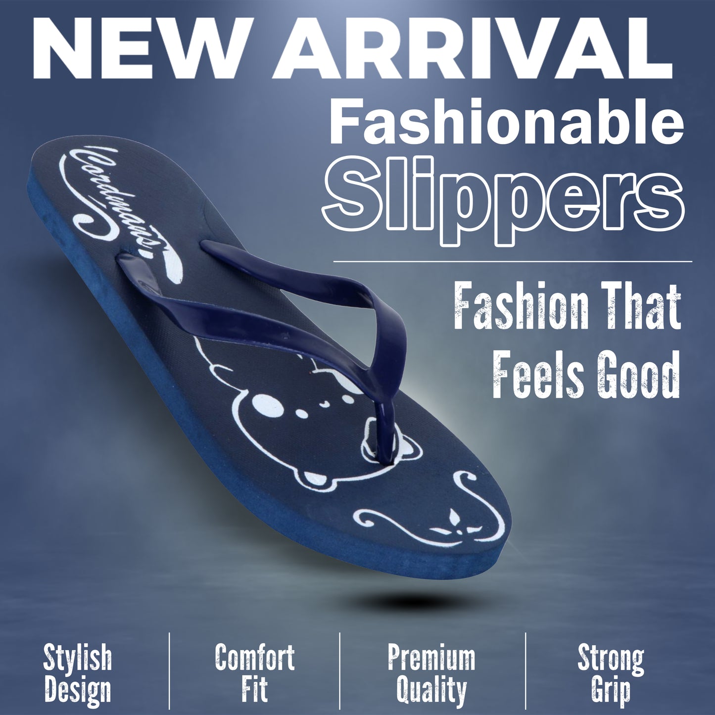 Cordmans Cartoon Slippers – Trendy & Comfortable Flip-Flops for Women