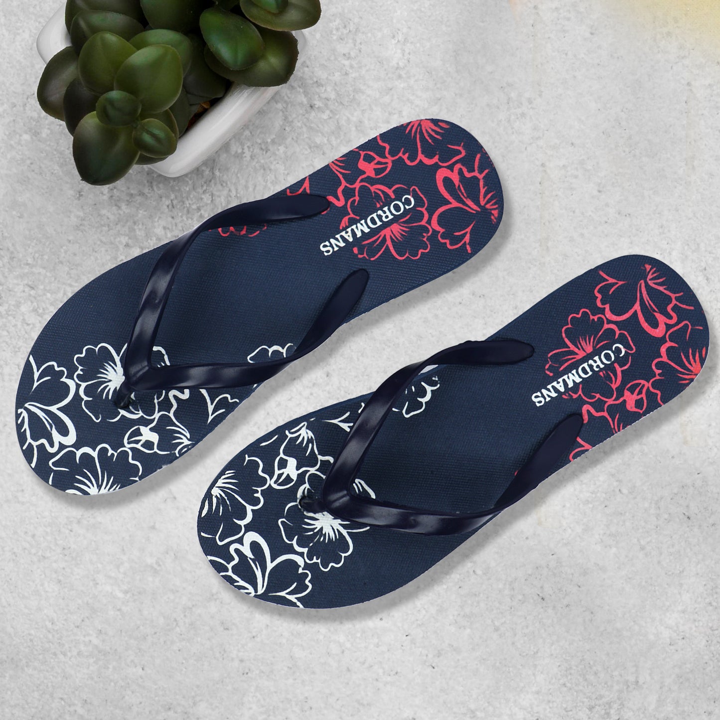 Cordmans BlossomStep – Women’s Floral Print Flip-Flops