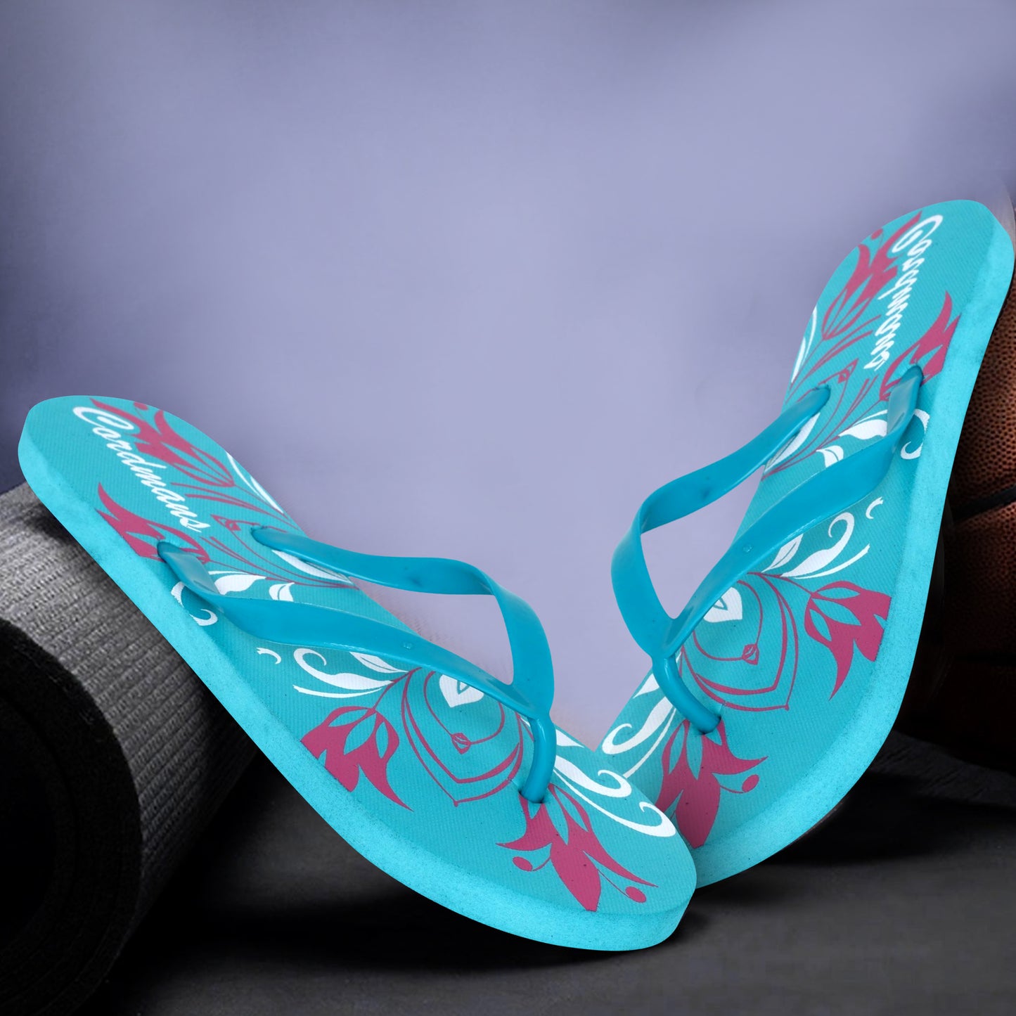 Cordmans BloomWave – Women’s Sky Floral Print Flip-Flops