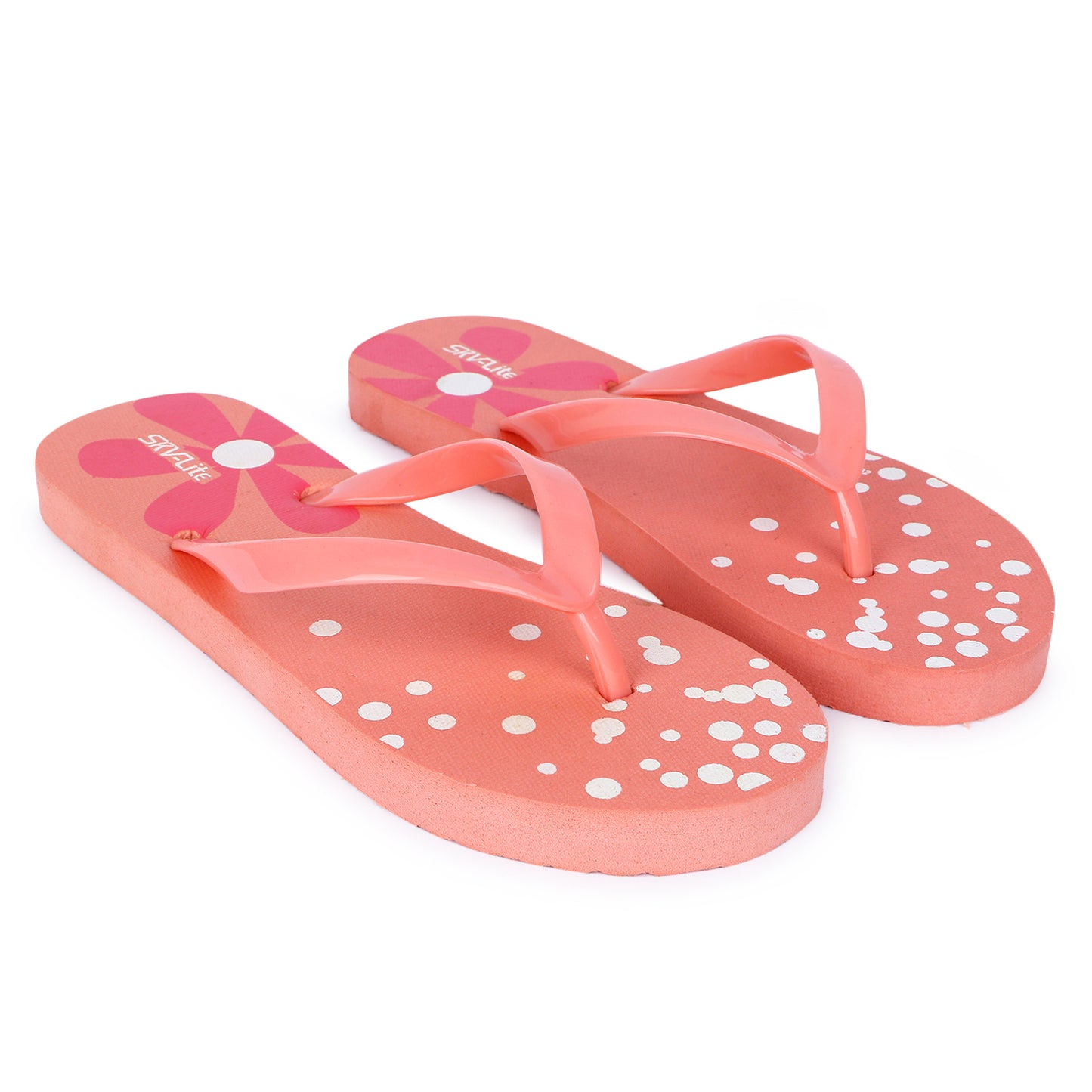 Cordmans BloomPop – Women’s Pink Polka & Floral Flip-Flops