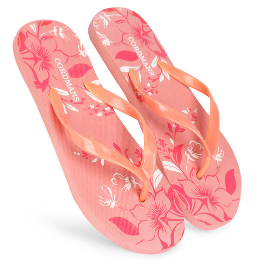 Cordmans Floral Print Flip Flops – Comfortable & Trendy Slippers.