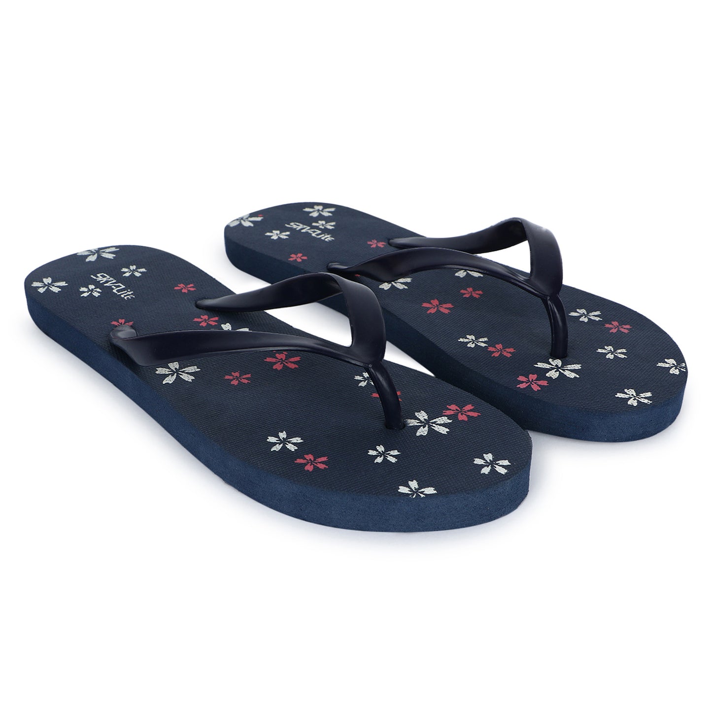 Stylish Women’s Floral Printed Flip-Flops