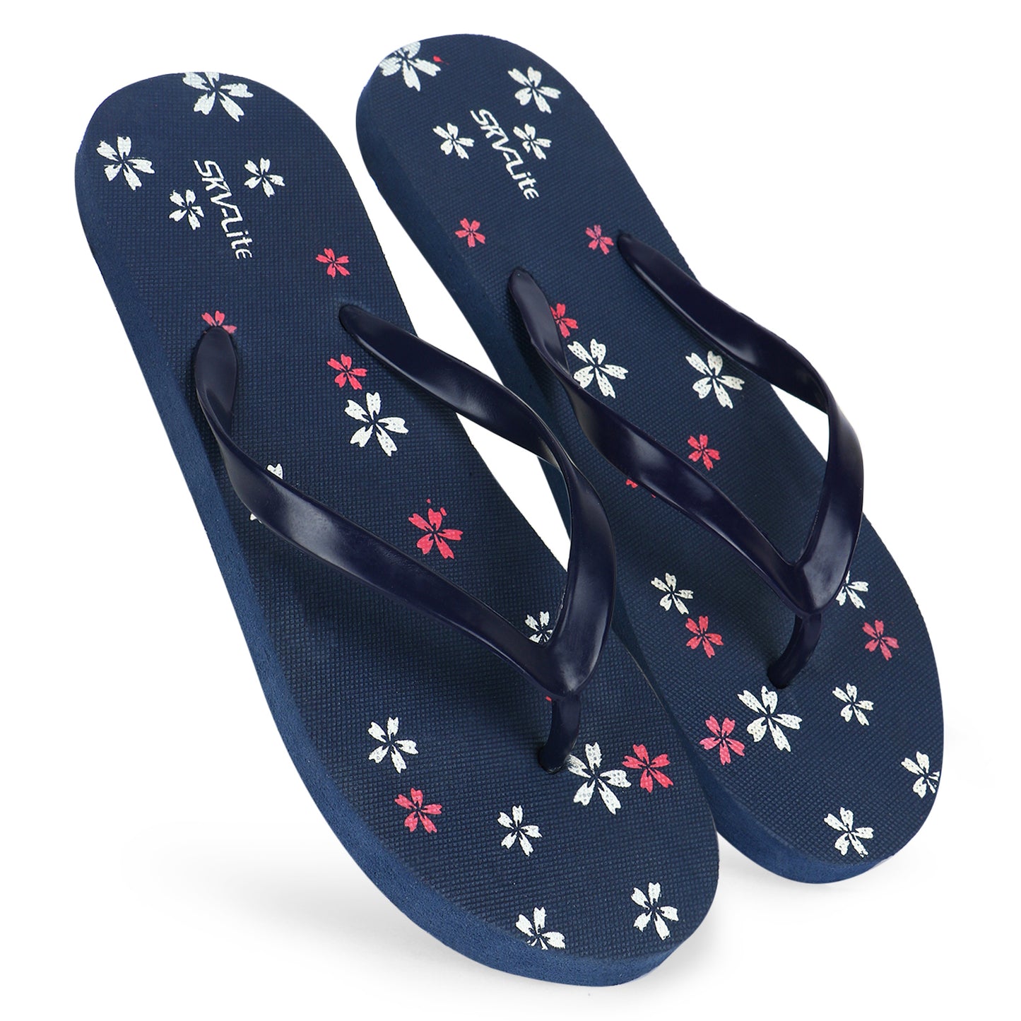 Stylish Women’s Floral Printed Flip-Flops
