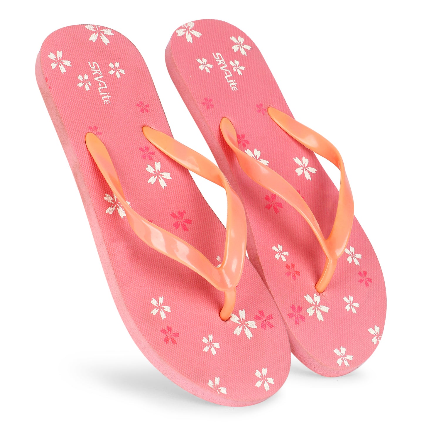 Stylish Women’s Floral Printed Flip-Flops