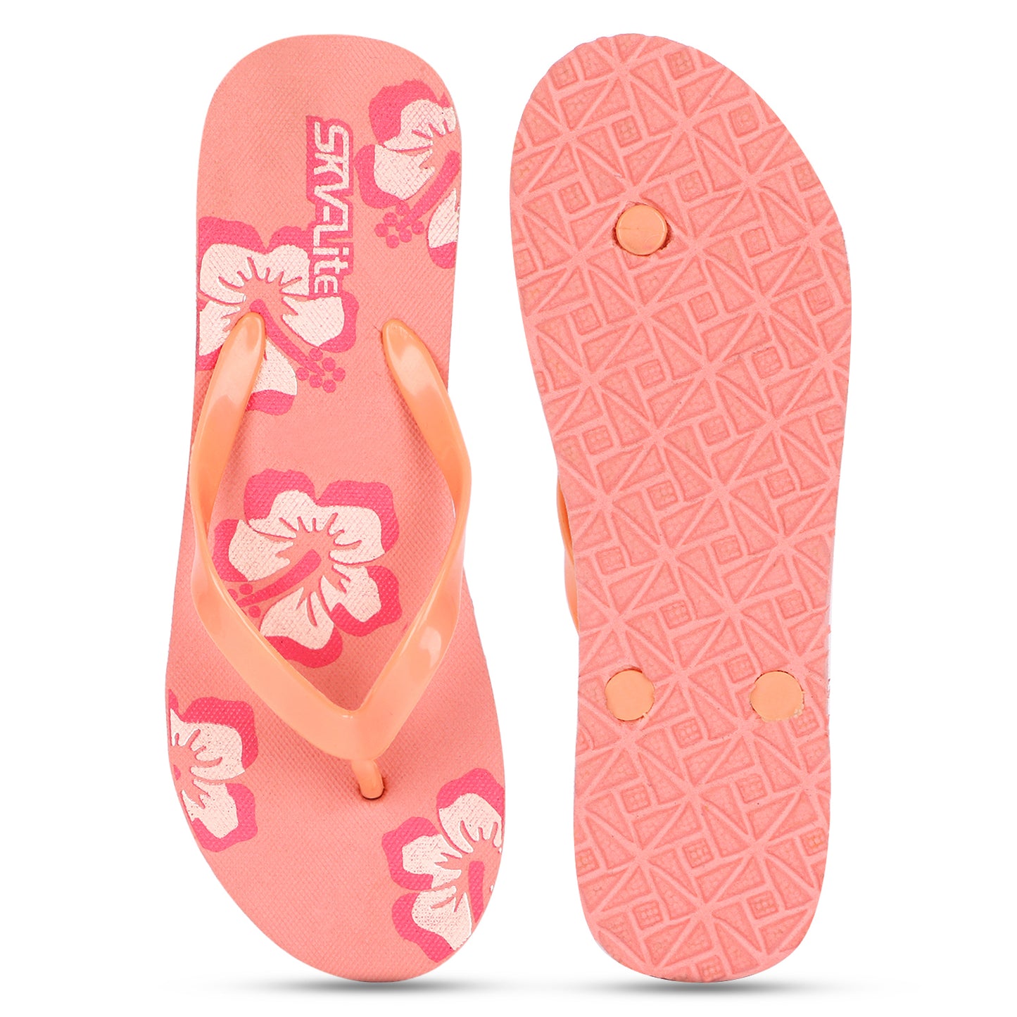 Flower Print Flip Flops – Comfortable & Trendy Slippers