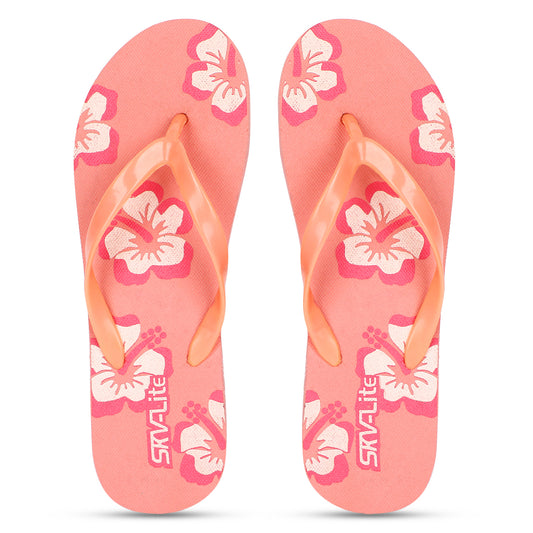 Flower Print Flip Flops – Comfortable & Trendy Slippers