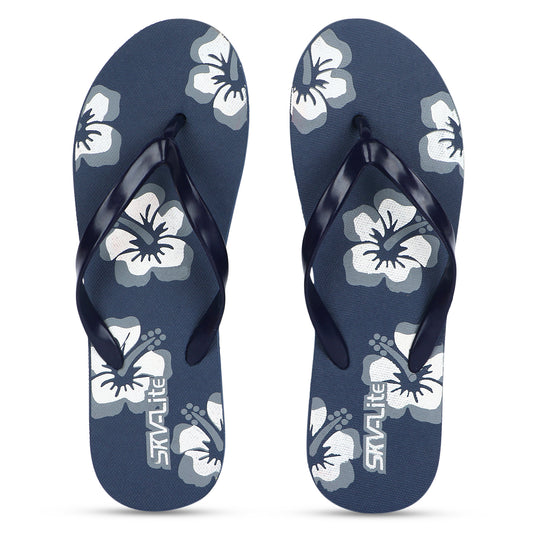 Flower Print Flip Flops – Comfortable & Trendy Slippers