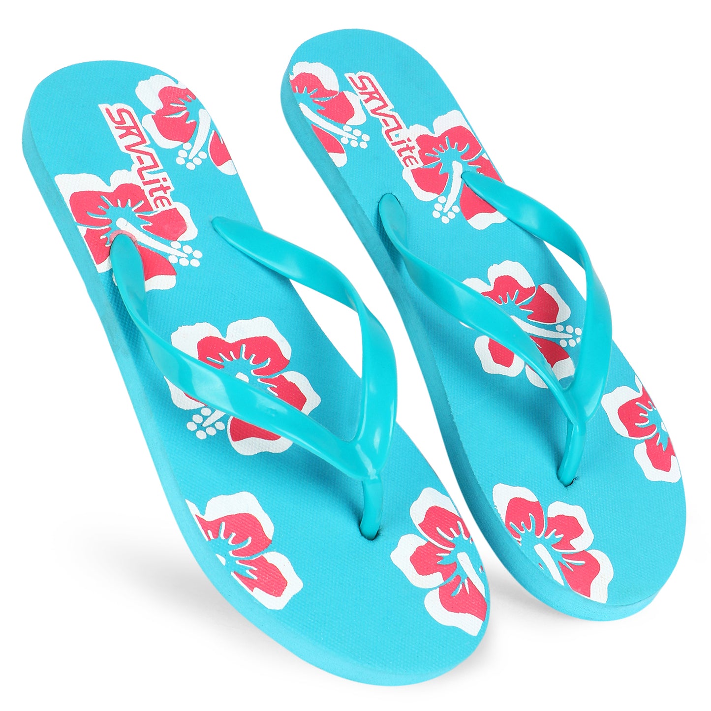 Flower Print Flip Flops – Comfortable & Trendy Slippers
