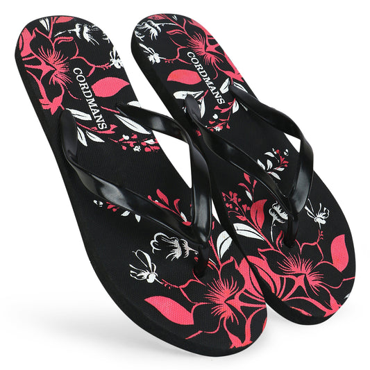 Floral Print Flip Flops – Comfortable & Trendy Flip Flops