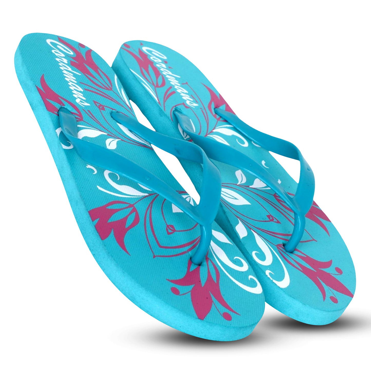 Cordmans BloomWave – Women’s Sky Floral Print Flip-Flops