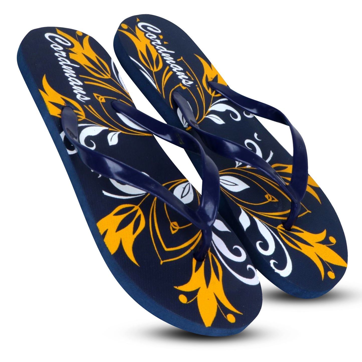 Cordmans BloomWave – Women’s Black Floral Print Flip-Flops