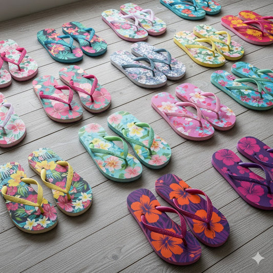 Flower Flip Flops
