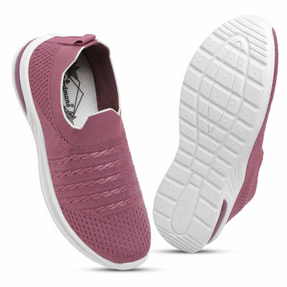 Women’s Stylish Slip-On Sports Sneakers – Lightweight & Breathable Walking Shoes