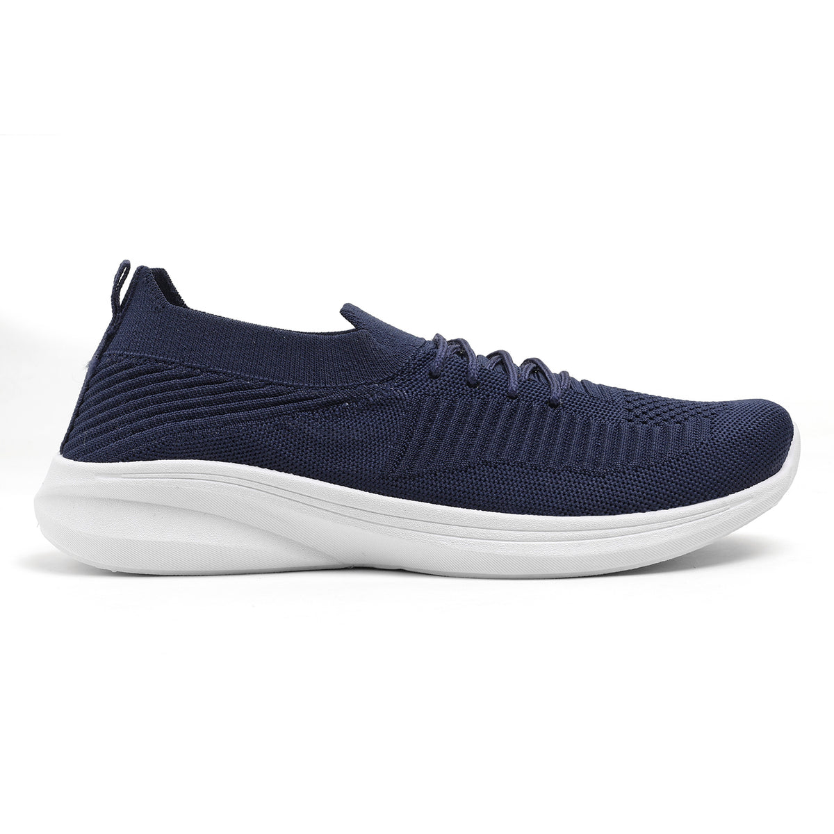 Women’s Navy Blue Lightweight Knit Sneakers – Comfortable & Stylish Casual Shoes