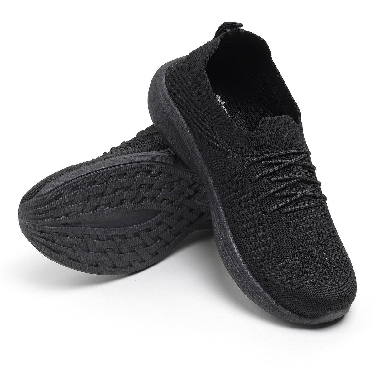 Women’s Black Lightweight Mesh Sneakers – Stylish & Comfortable Everyday Shoes