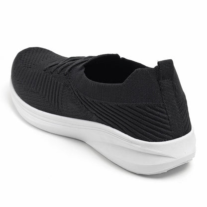 Women’s Black Lightweight Mesh Sneakers – Stylish & Comfortable Everyday Shoes