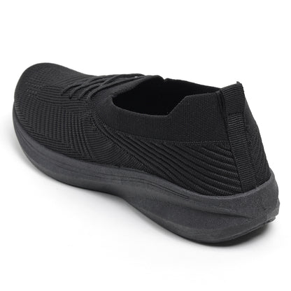 Women’s Black Lightweight Mesh Sneakers – Stylish & Comfortable Everyday Shoes