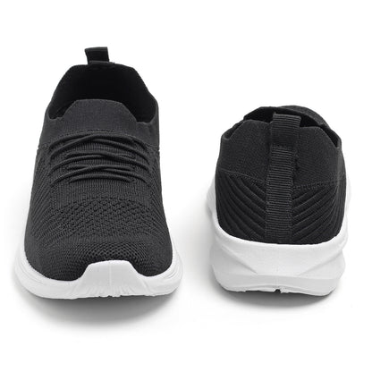 Women’s Black Lightweight Mesh Sneakers – Stylish & Comfortable Everyday Shoes