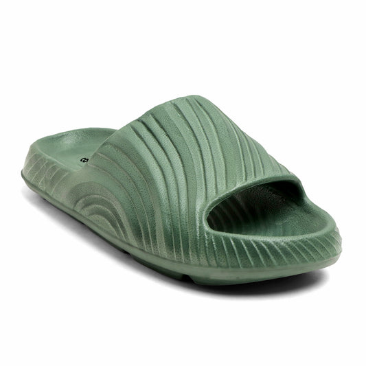 Premium Comfort Slide Sandals for Men & Women | Stylish Olive Green Casual Wear