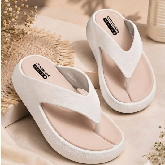 Jasmin Pink Flip-Flops for Women – Minimalist Thick Sole Fashion Slippers