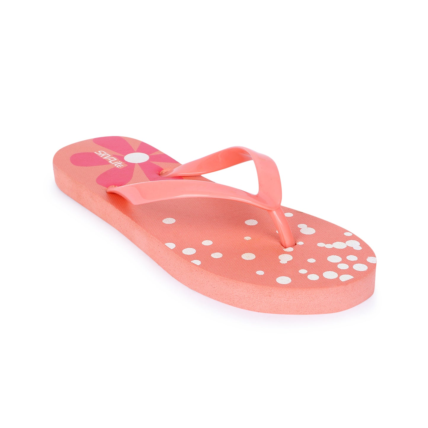 Cordmans BloomPop – Women’s Pink Polka & Floral Flip-Flops
