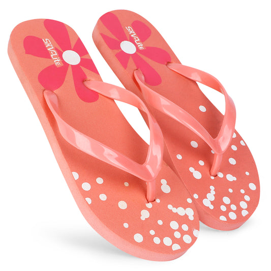 Cordmans BloomPop – Women’s Pink Polka & Floral Flip-Flops