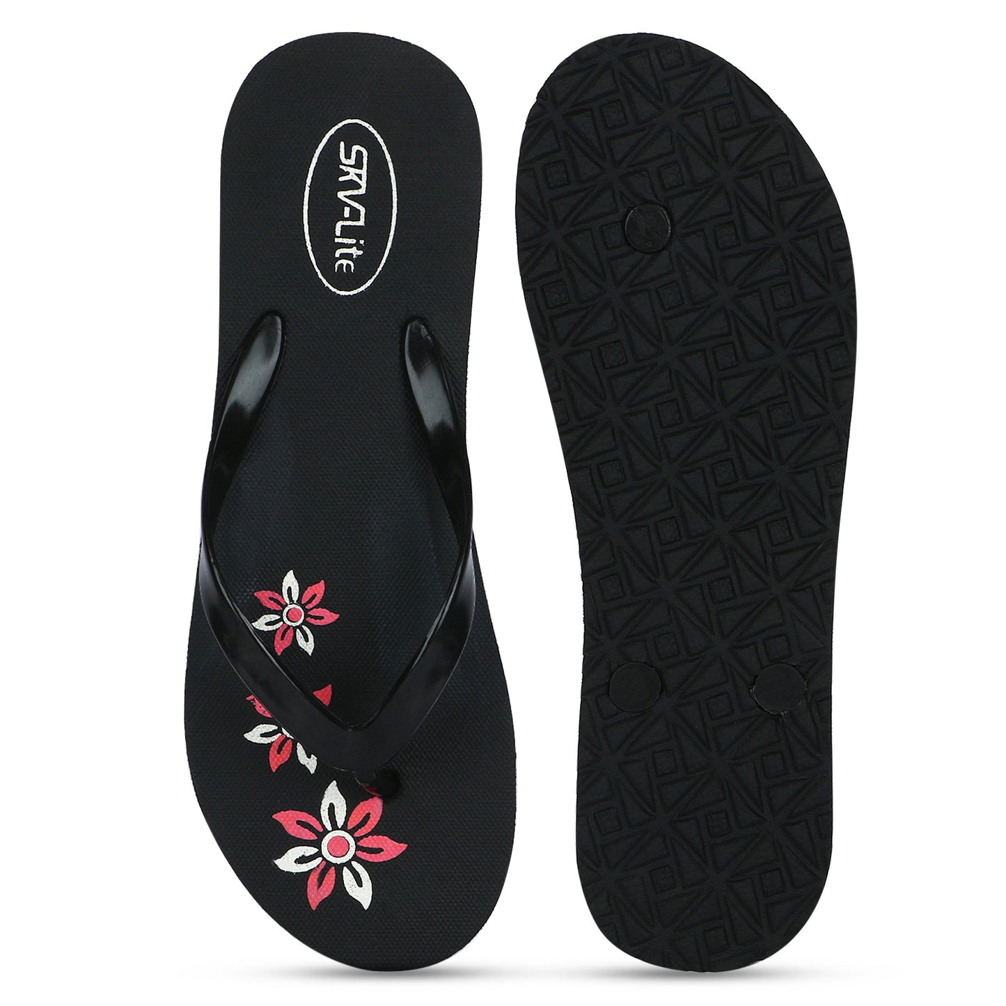 Cordmans BloomStep – Women’s Black Floral Flip-Flops