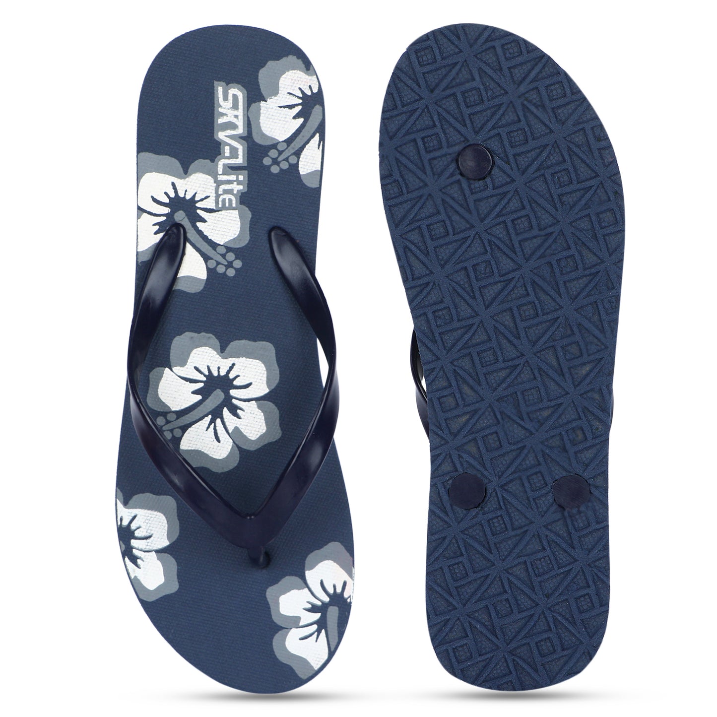Flower Print Flip Flops – Comfortable & Trendy Slippers