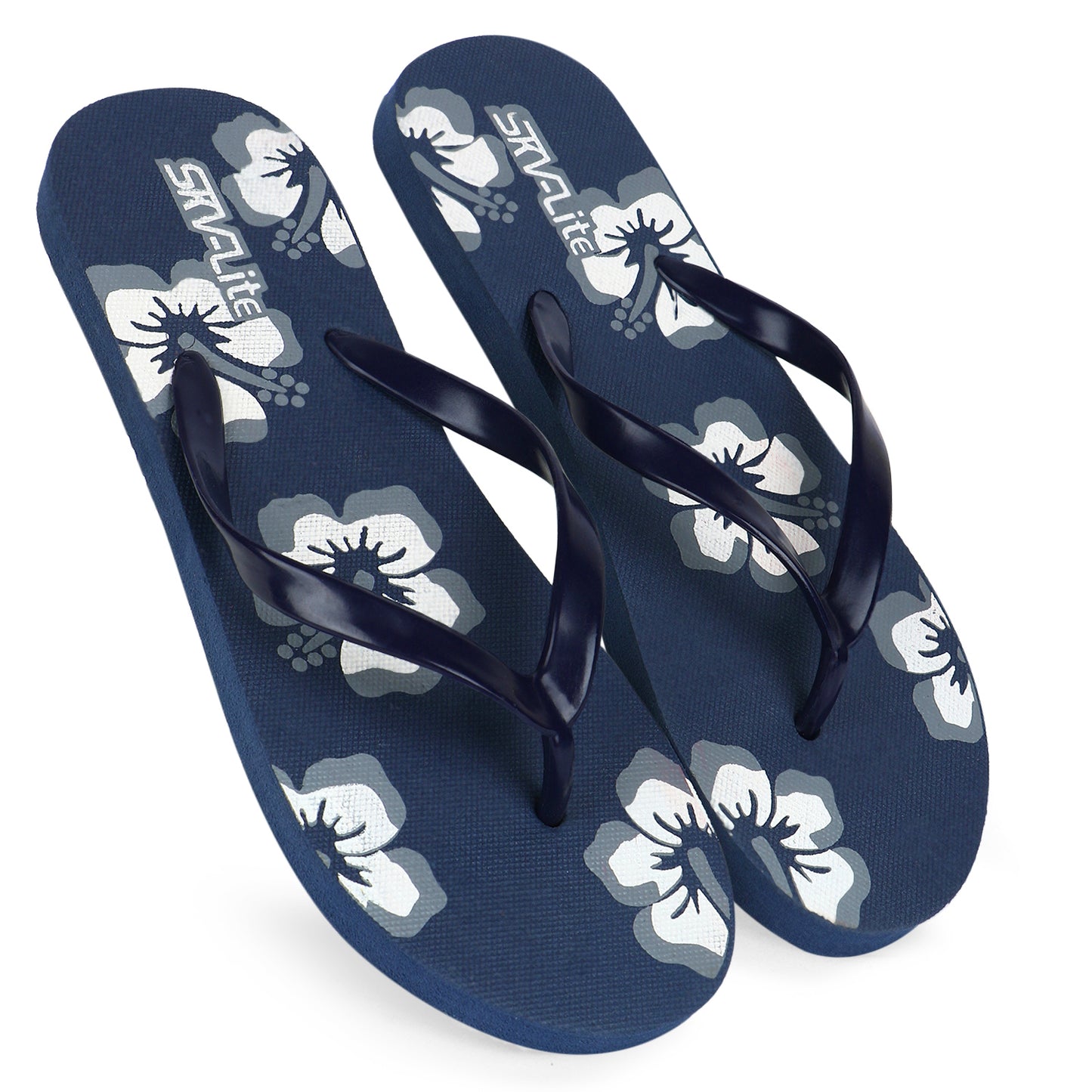 Flower Print Flip Flops – Comfortable & Trendy Slippers