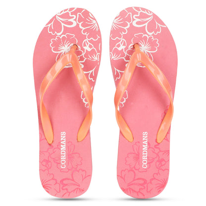 Cordmans PinkPetal Trio – Pack of 3 Women’s Floral Print Lightweight Flip-Flops