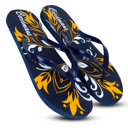 Cordmans BloomWave – Women’s Black Floral Print Flip-Flops