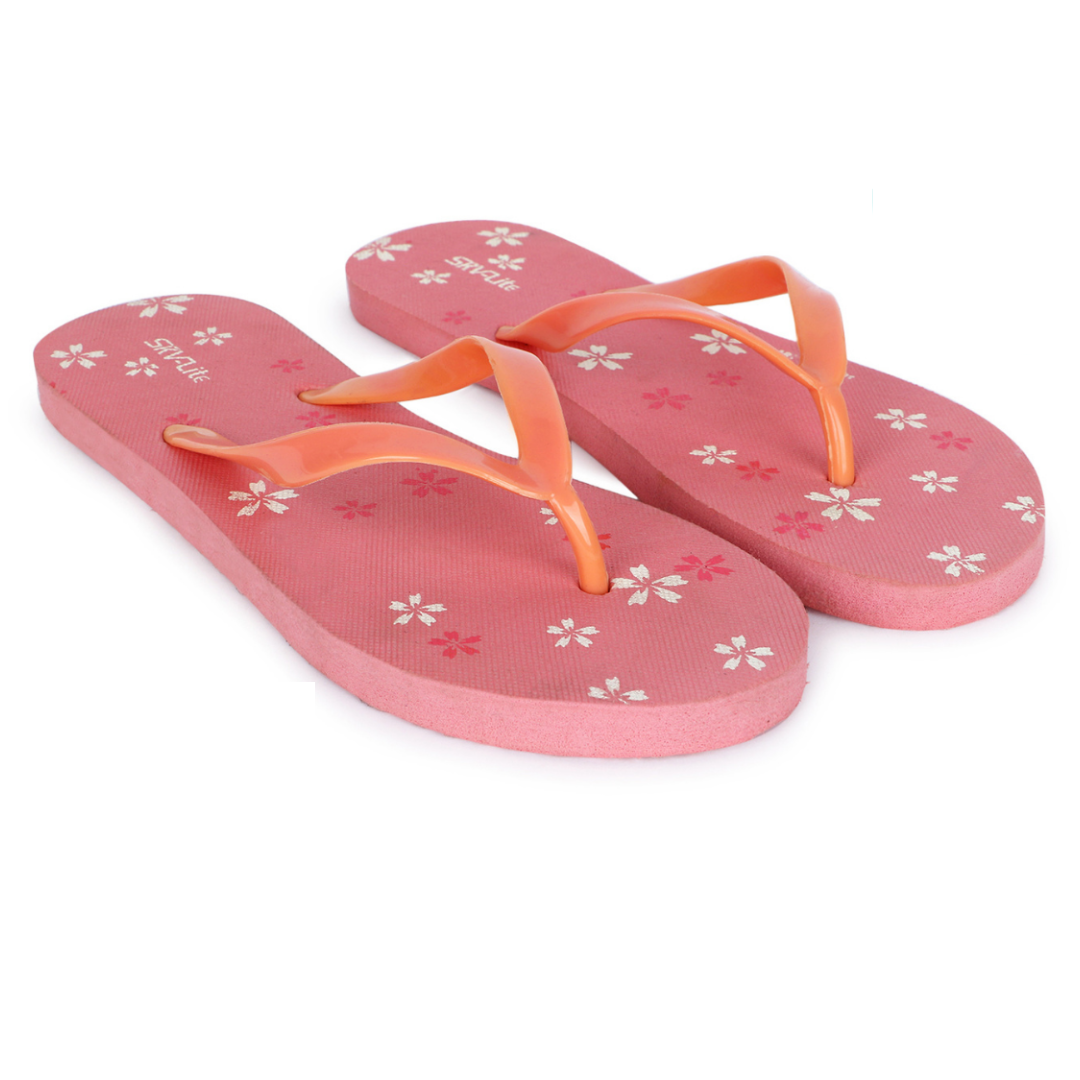 Cordmans PetalEase Trio – Pack of 3 Women’s Floral Print Lightweight Flip-Flops